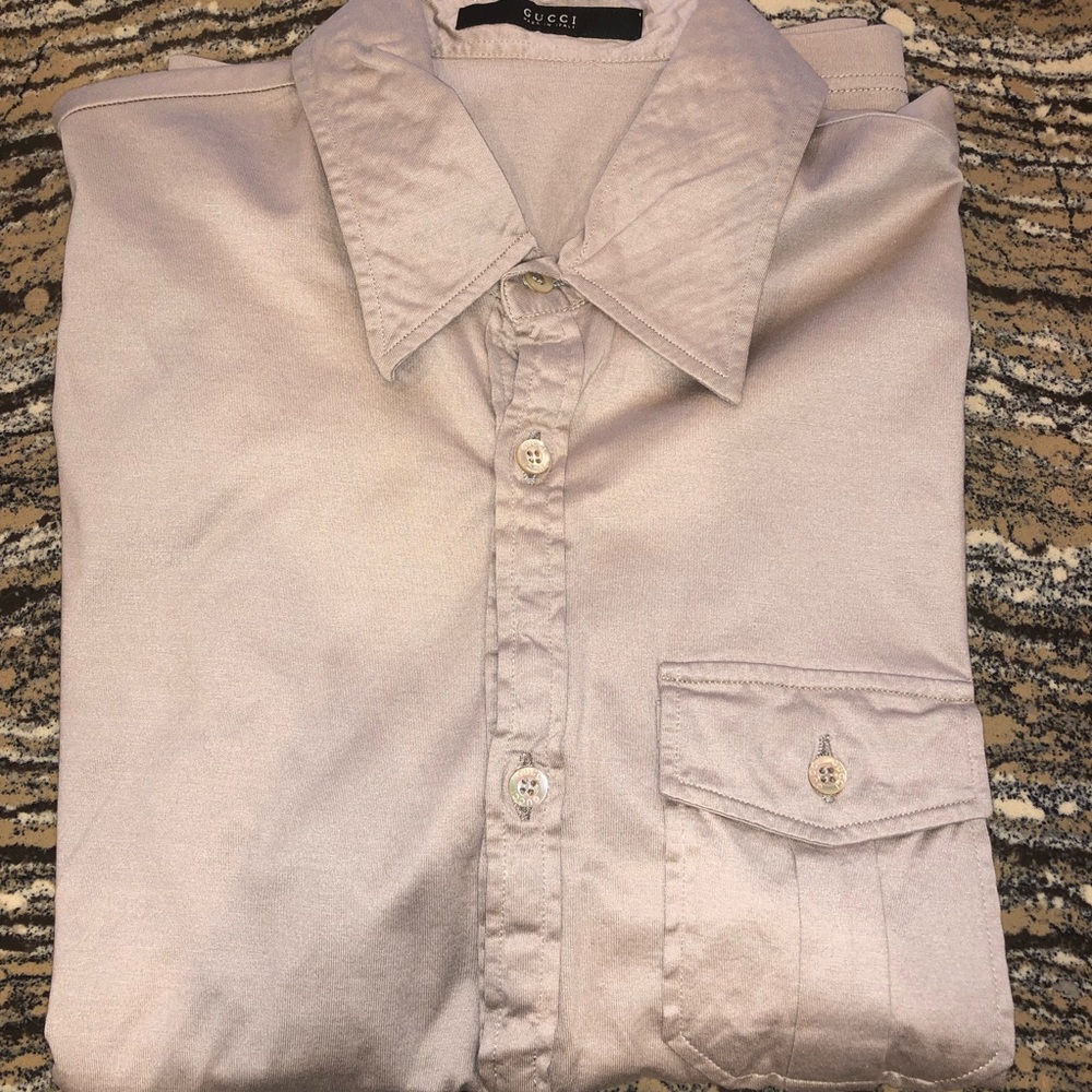 COPY - Gucci Button Front Polo Style Shirt